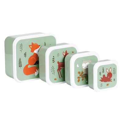Set 4 Cajas Snack Zorro