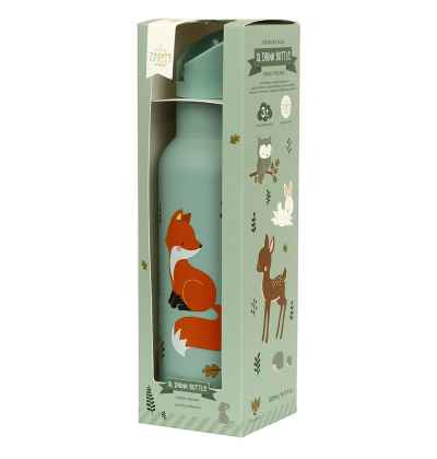 Botella Acero 500 Ml Zorro