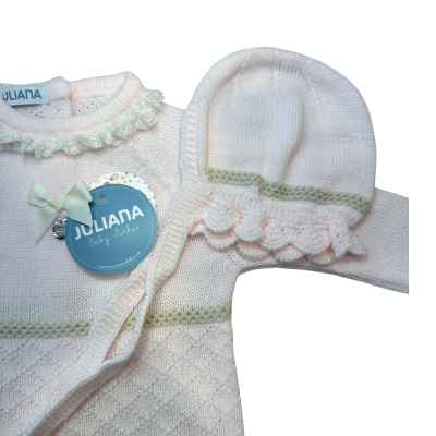 Conjunto 3 Piezas Rombos Vastas Rosa Crema