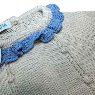 Conjunto 3 Piezas 2 Tachones Bodoques Crema Cielo 25565