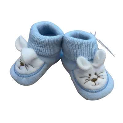 Botitas Bebe Conejito Azul