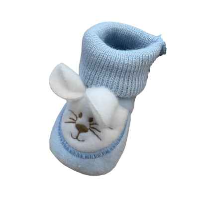 Botitas Bebe Conejito Azul