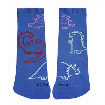 Calcetines Cortos Barefoot Dinosaurios Nautico