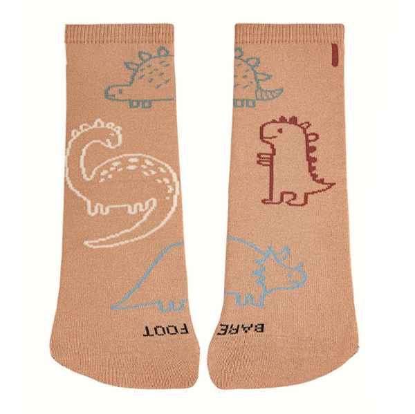 Calcetines Cortos Barefoot Dinosaurios Nougat