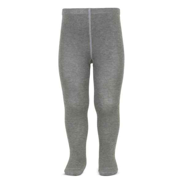 Leotardos Básicos Punto Liso Gris Claro