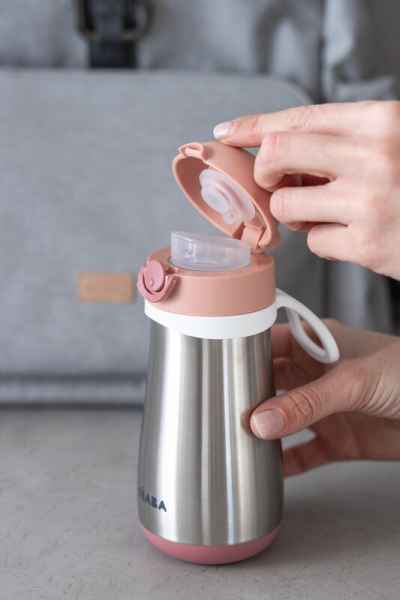 Botella de Acero inoxidable de 350 ml Rosa