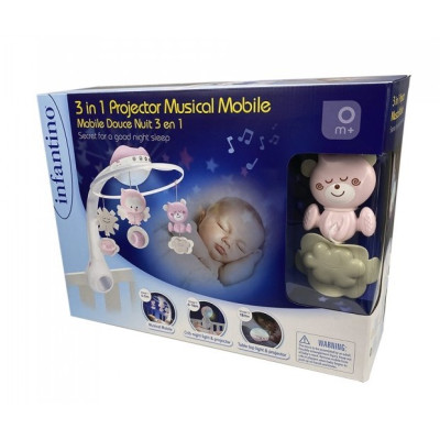 Proyector Musical y Móvil 3 en 1 de Infantino