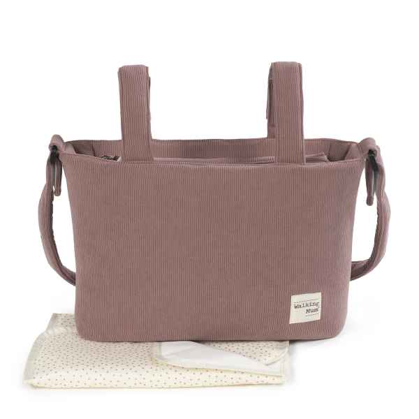 Bolsa Canastilla Pana Gala Cerise