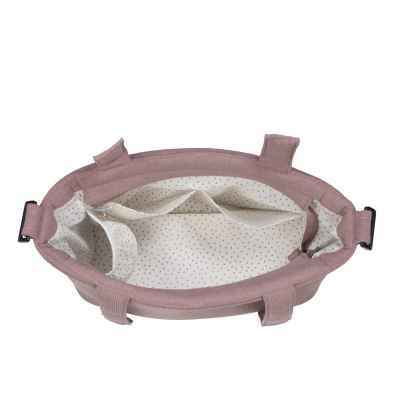 Bolsa Canastilla Pana Gala Cerise