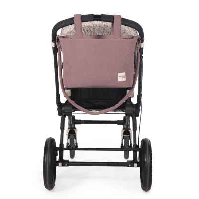 Bolsa Canastilla Pana Gala Cerise