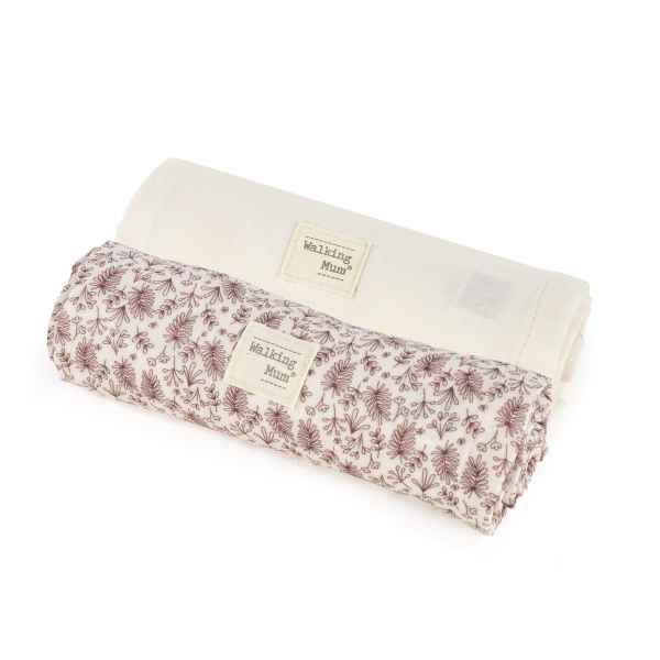 Set/ 2 Muselinas 70x70 Cm Gala Cerise