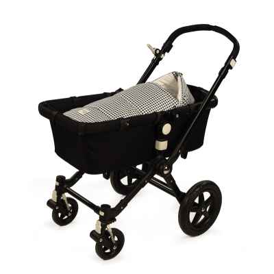 Saco Cuco 2 En 1 I Love Vichy Negro Invierno