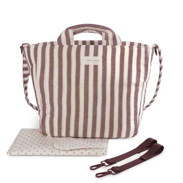 Bolsa Canastilla Cherry Rayas
