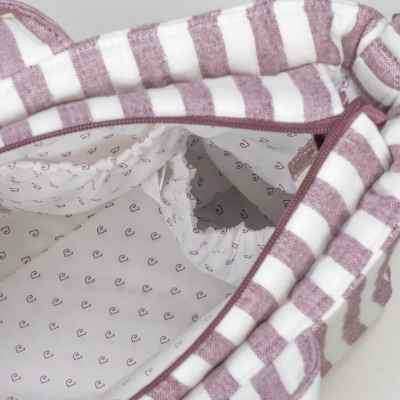 Bolsa Canastilla Cherry Rayas