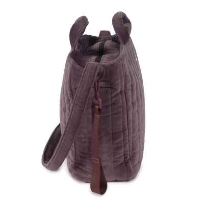 Bolsa Canastilla Cherry Velvet