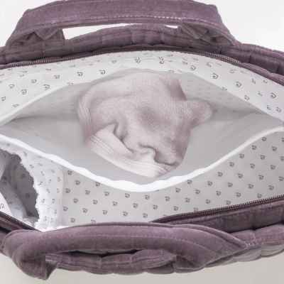 Bolsa Canastilla Cherry Velvet