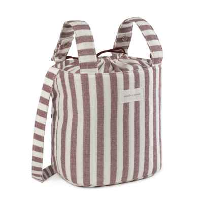 Bolsa Bucket Cherry Rayas