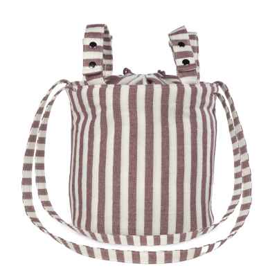 Bolsa Bucket Cherry Rayas