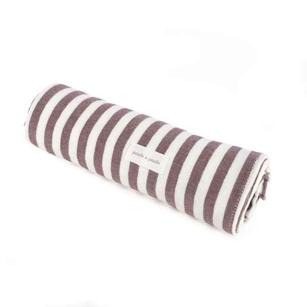 Muselina Cherry Rayas