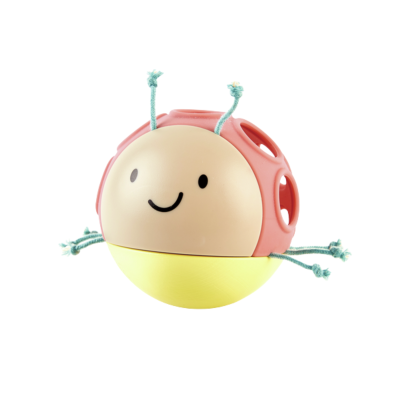 Sonajero mordedor mariquita