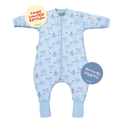 Pijama manta con mangas y calcetines antideslizantes - Animal party - TOG 2.5