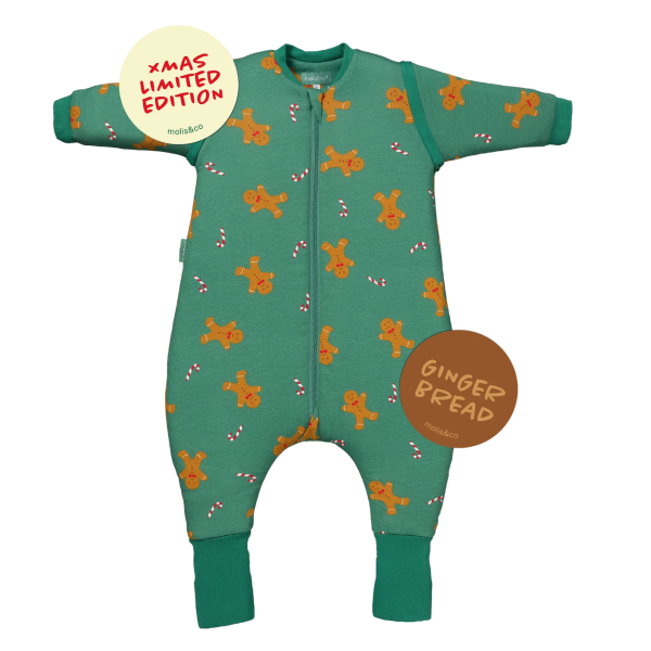 Pijama manta con mangas y calcetines antideslizantes - Gingerbread - TOG 2.5