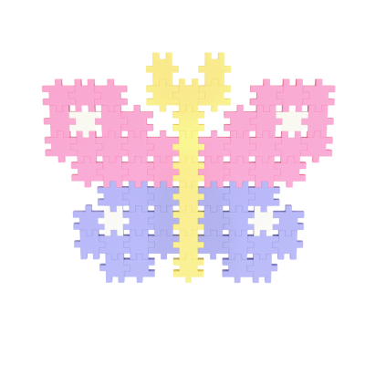 Juego de Construcción Meli Minis 200 Piezas Pastel