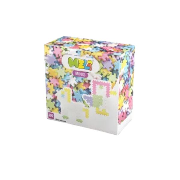 Juego de Construcción Meli Minis 200 Piezas Pastel