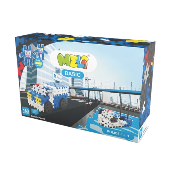 Juego de Construcción Meli Basic Police 4 in 1 160