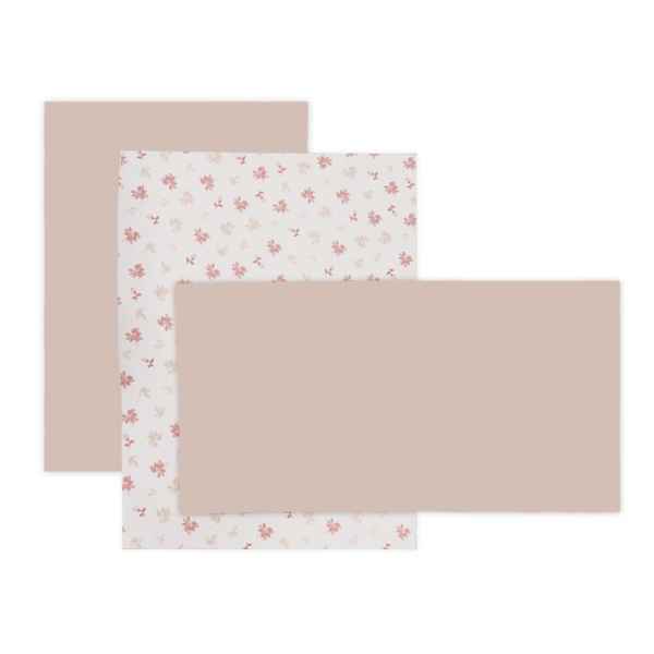 Sabanas Cuna 3 Pzs Branch Rosa 60x120