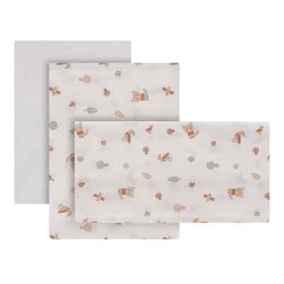 Sabanas Cuna 3 Pzs Senda Beige 60x120