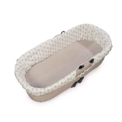 Cubre Cuco Gomas + Sábana Bajera Ajustable Botton Flores