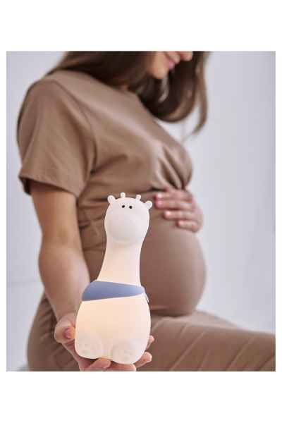 Lámpara Silicona Jirafa con 3 Bufandas