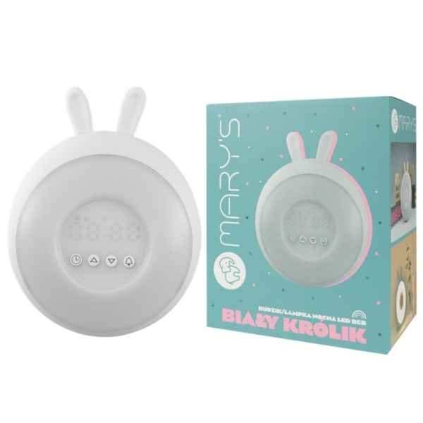 Lampara Despertador Rabbit Blanco