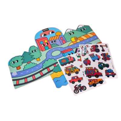 Kit de Pegatinas Motessori Vehículos