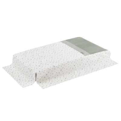 Colcha y Protector de Cuna de 120x60 Calma Verde