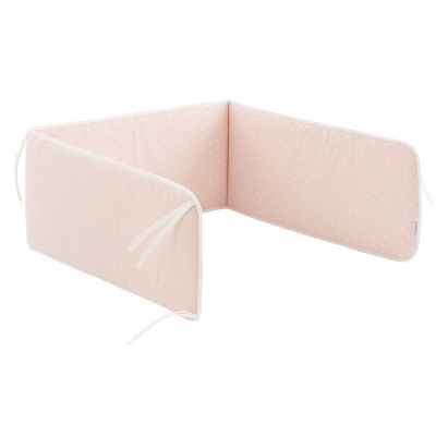Colcha y Protector de Cuna de 120x60 Calma Rosa