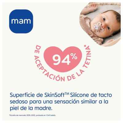 Pack Dos Chupetes Perfect Start 0-2 Meses Mam Neutro