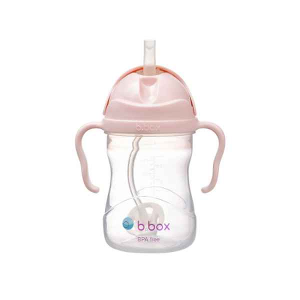 Taza con pajita flexible con pesa B.Box - Blush