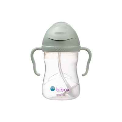 Taza con pajita flexible con pesa B.Box - Sage