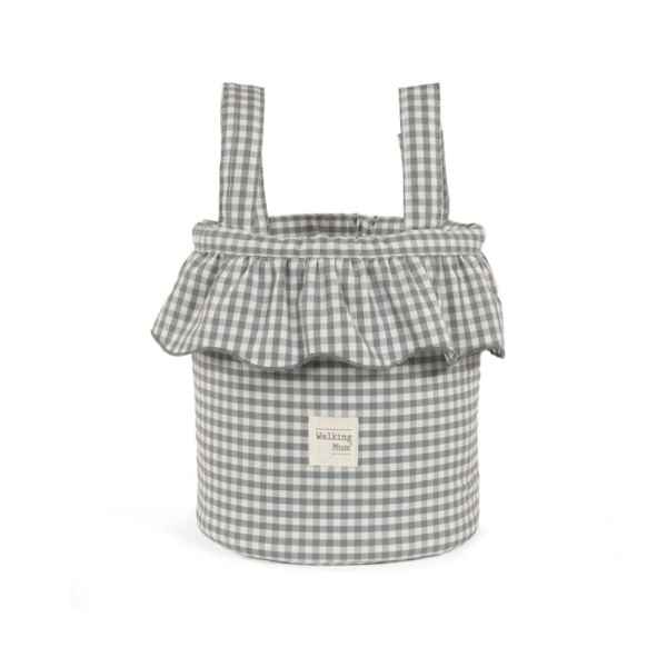 Bolso Bucket Praliné Vichy Matcha