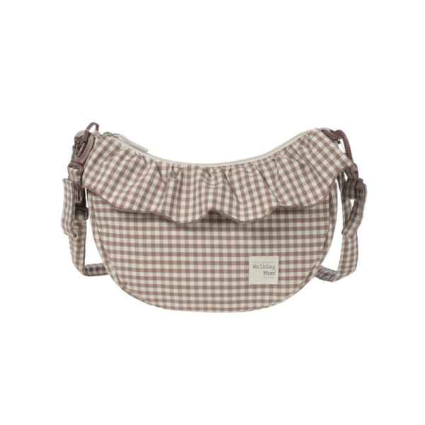 Bolso Crossbody Gondola Praliné Vichy Moka