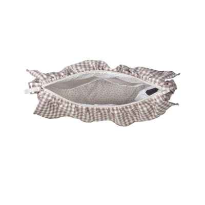 Bolso Crossbody Gondola Praliné Vichy Moka