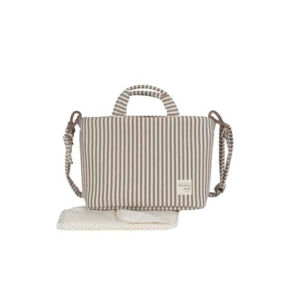 Bolsa Canastilla Praliné Rayas Moka
