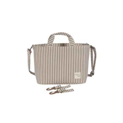 Bolsa Canastilla Praliné Rayas Moka