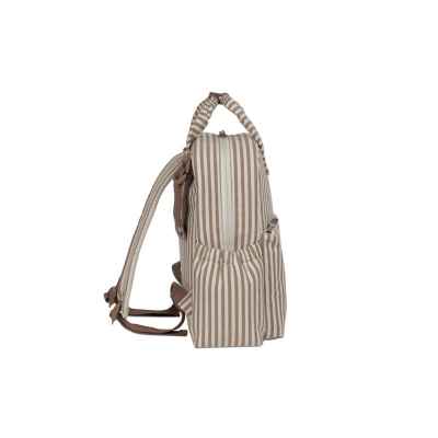 Mochila Praliné Rayas Moka