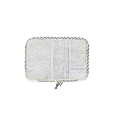 Portadocumentos Praliné Rayas Matcha