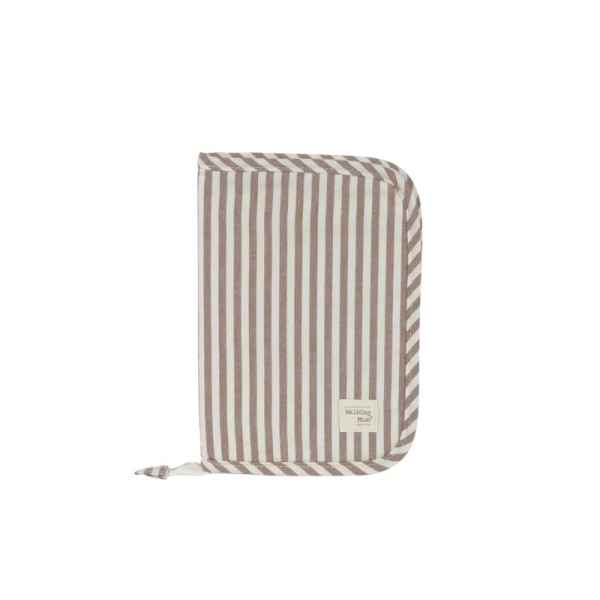 Portadocumentos Praliné Rayas Moka