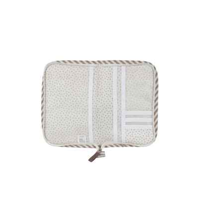 Portadocumentos Praliné Rayas Moka