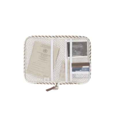 Portadocumentos Praliné Rayas Moka